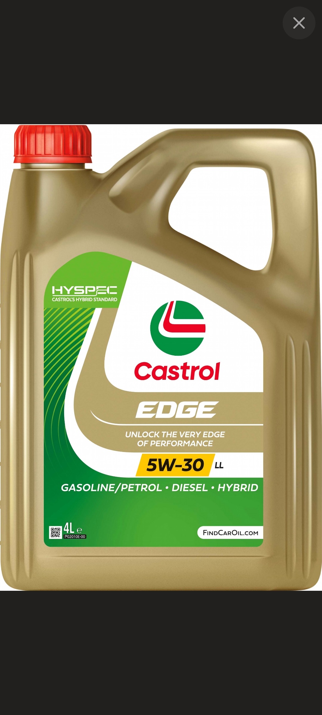 Олива моторна Castrol EDGE 5W-30 LL